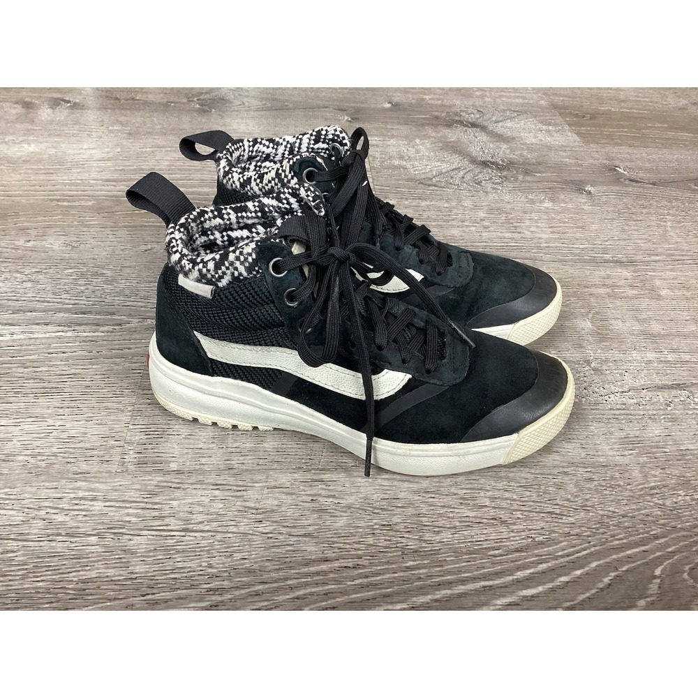 VANS Shoes Mens 4 Womens 5.5 Ultrarange Hi MTE Sneakers Black Suede Ultracush